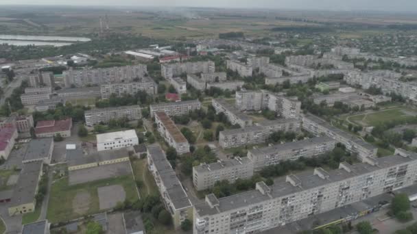 Chervonograd Stad Stad Het Centrum Van Kolenmijnen Bekken Van Lviv — Stockvideo