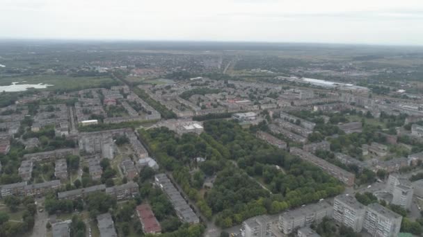 Chervonograd Stad Stad Het Centrum Van Kolenmijnen Bekken Van Lviv — Stockvideo