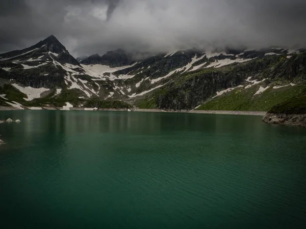 Blick Auf Den Weißen See Bei Enzingerboden Österreich Europa Nationalpark — Stockfoto