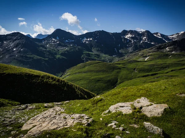 Grandes Vistas Los Picos Valles Glaciares Los Alpes Austríacos Parque — Foto de Stock