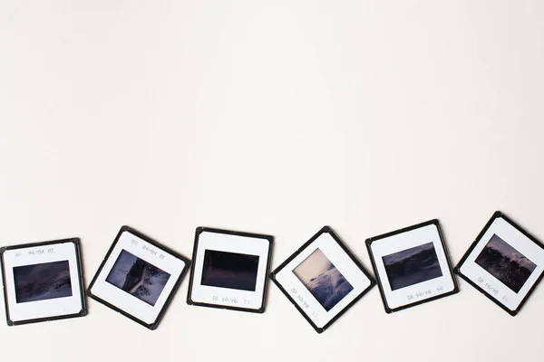 Transparencias Fotográficas Blanco Con Espacio Copia — Foto de Stock