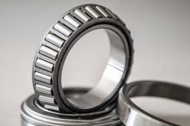 Krom yatakları ob gri arka plan 