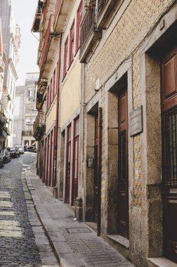 Porto, Portekiz - 28 Nisan 2016: Porto şehir cityscape, P