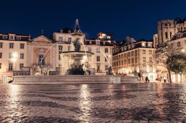 2 Mayıs 2016, Lizbon Portekiz: Lizbon'da güzel akşam manzarası