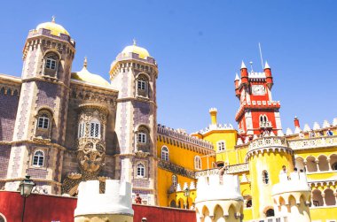 Mayıs 3 2016, Sintra, Portekiz: Pena sarayına güzel bir görünüm 