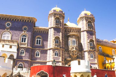 Mayıs 3 2016, Sintra, Portekiz: Pena sarayına güzel bir görünüm 