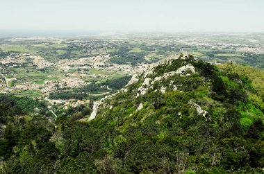 Mayıs 3 2016, Sintra, Portekiz: Po Moors Kalesi görünümü
