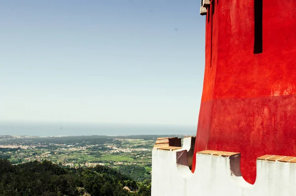 Květen 3 2016, Sintra, Portugalsko: překrásný pohled na palác Pena v — Stock fotografie