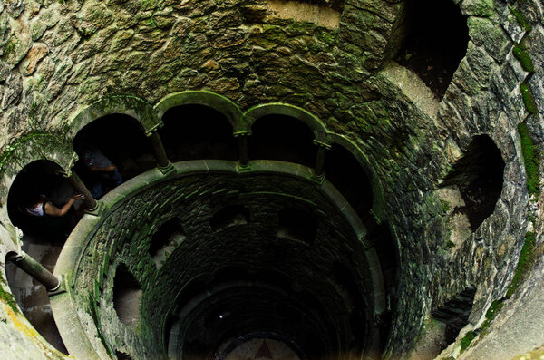 MAY 3 2016, SINTRA, PORTUGAL:  Beautiful view to Palace of the M