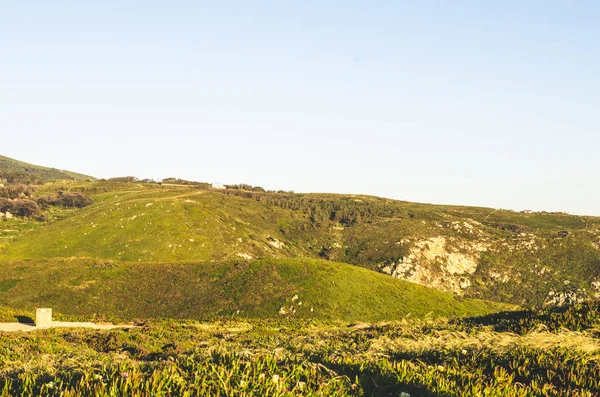 Hermoso campo en Cabo da roca — Foto de Stock