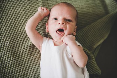 sevimli bebek çocuk portre 