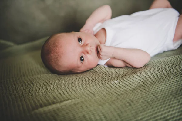 Портрет очаровательного младенца — стоковое фото