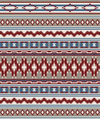 Sorunsuz Amerikan yerlilerinin kabile desen. Navajo etnik tarzı. 