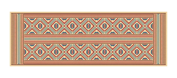 Amerikan Kızılderili kabile battaniye deseni. Navajo etnik tarzı. 