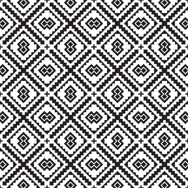 Sorunsuz Amerikan yerlilerinin kabile desen, siyah rengi.