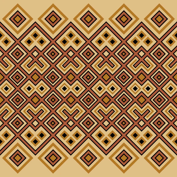 기하학적 패턴입니다 전통적인 아프리카와 스타일입니다 배경입니다 스와치는 Eps 파일에 — 스톡 벡터