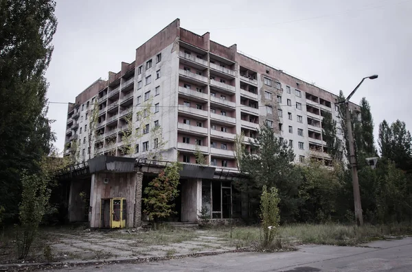 Città Pripyat Zona Esclusione Chernobyl Incidente Alla Centrale Nucleare Chernobyl — Foto Stock