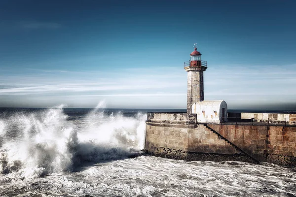 Moleh to Douro lighthouse on the Atlantic Ocean