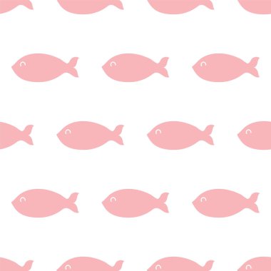 Dikişsiz desen, Balık arka plan sanat tasarlamak kumaş ve dekor