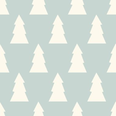 Dikişsiz desen, Noel ağacı arka plan sanat tasarlamak kumaş ve dekor