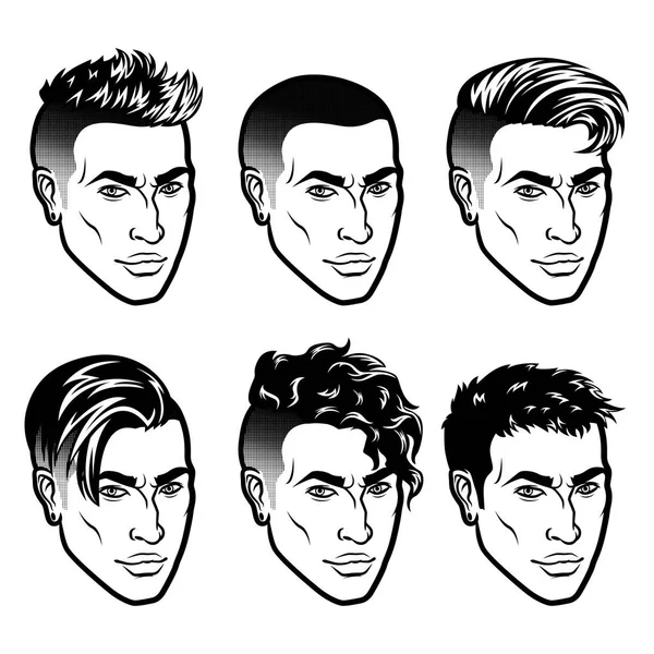 Man Hairstyle: Over 119,610 Royalty-Free Licensable Stock Vectors & Vector  Art