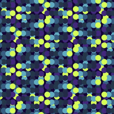 Kızlar, erkekler ve giysiler için soyut, kusursuz vektör deseni. Noktalı yaratıcı arka plan, geometrik figürler tekstil ve kumaş için komik duvar kağıtları. Moda tarzı. Renkli parlak
