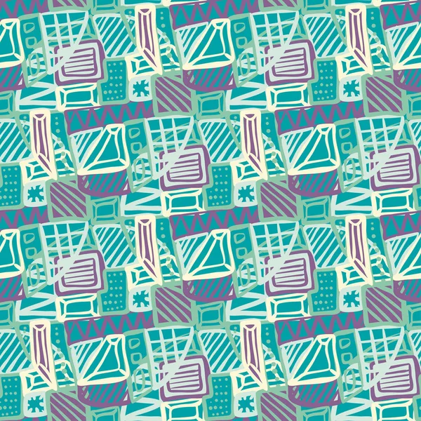 Kızlar, erkekler ve giysiler için soyut, kusursuz vektör deseni. Noktalı yaratıcı arka plan, geometrik figürler tekstil ve kumaş için komik duvar kağıtları. Moda tarzı. Renkli parlak