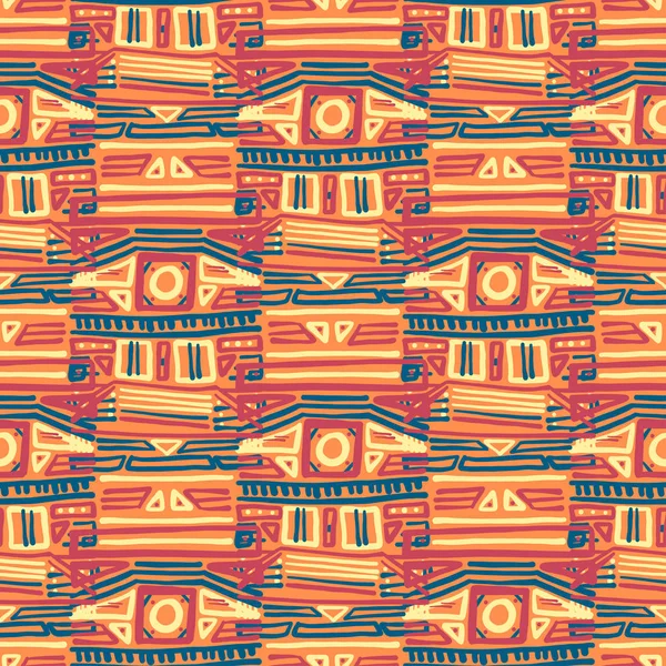 Soyut Ikat ve boho tarzı el sanatları kumaş deseni. Geleneksel etnik Tasarım Giyim ve Tekstil arka plan, halı veya duvar kağıdı için