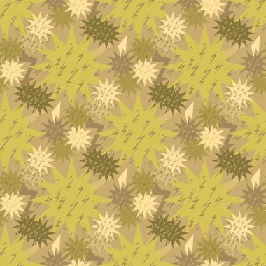 Soyut kamuflaj Dikişsiz desen doku askeri ordu yeşil av kıyafetleri yineler. Tekstil ve kumaş için duvar kağıdı. Moda stil