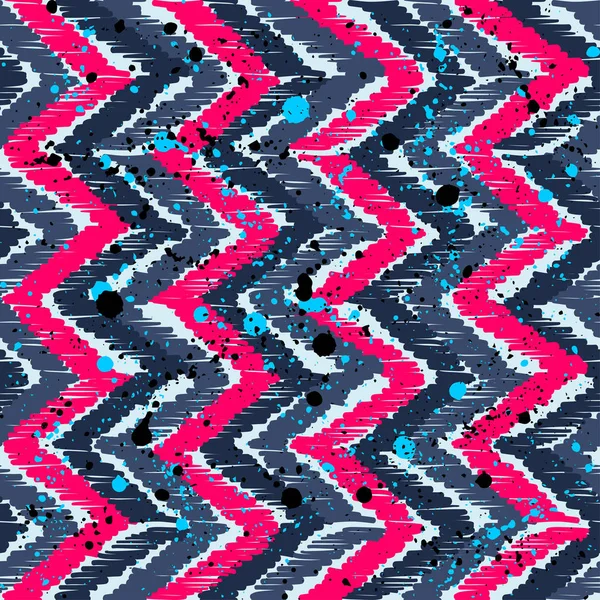 Modèle abstrait de tissu artisanal de style Ikat et boho. Design ethnique traditionnel pour vêtements et fond textile, tapis ou papier peint — Image vectorielle