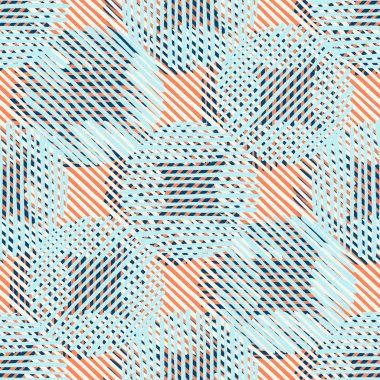 Soyut Ikat ve boho tarzı el sanatları kumaş deseni için kızlar, erkekler için giysi. Giyim ve tekstil arka plan, halı veya duvar kağıdı için geleneksel etnik tasarım. Moda stil. Renkli parlak