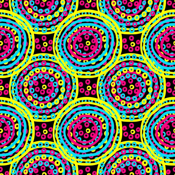 Abstract Ikat and boho style handcraric pattern. Традиционный этнический дизайн одежды и текстильного фона, ковров или обоев — стоковый вектор