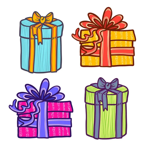 Feliz Navidad y Feliz Año Nuevo emblema tipográfico. Diseño vectorial Utilizable para pancartas, tarjetas de felicitación, regalos, etc. . — Vector de stock