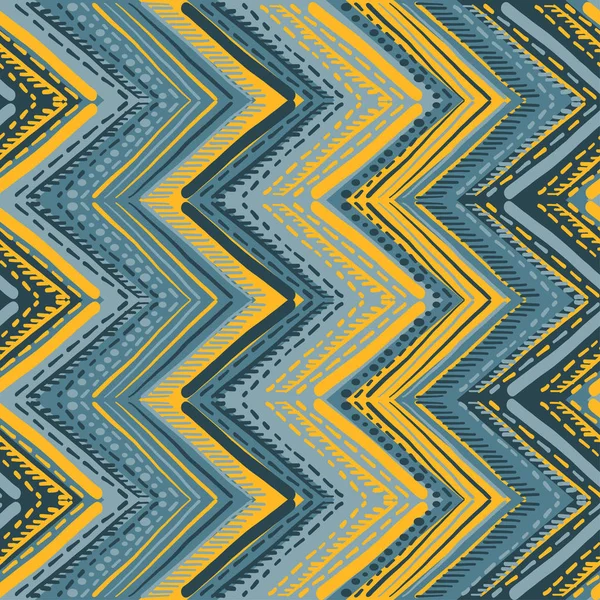 Abstrakt Ikat och boho stil hantverk tyg mönster. Traditionella etniska design för kläder och textil bakgrund, matta eller tapet — Stock vektor