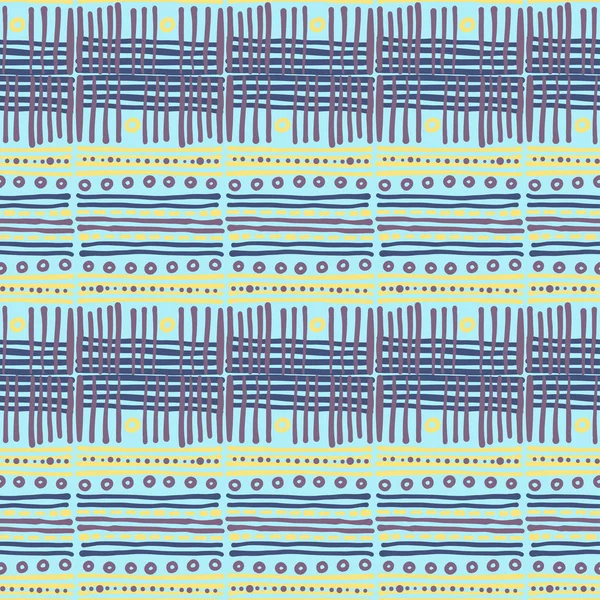 Abstrakte Ikat und Boho-Stil handgefertigte Stoffmuster. traditionelles ethnisches Design für Kleidung und textilen Hintergrund, Teppich oder Tapete — Stockvektor