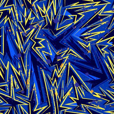 Kızlar, erkekler ve giysiler için soyut, kusursuz vektör deseni. Noktalı yaratıcı arka plan, geometrik figürler tekstil ve kumaş için komik duvar kağıtları. Moda tarzı. Renkli parlak