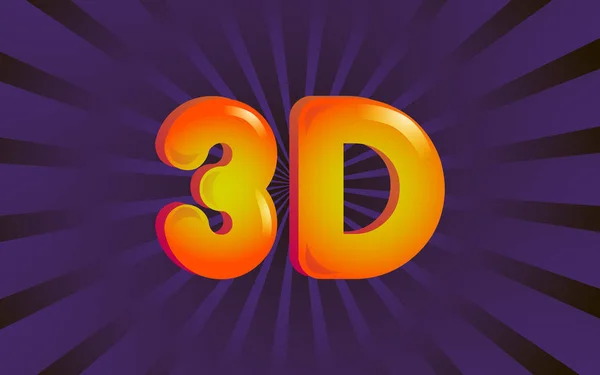 Vektor-Text-3D aus Luftballons in Buchstabenform. Gradient Mesh Game Design — Stockvektor