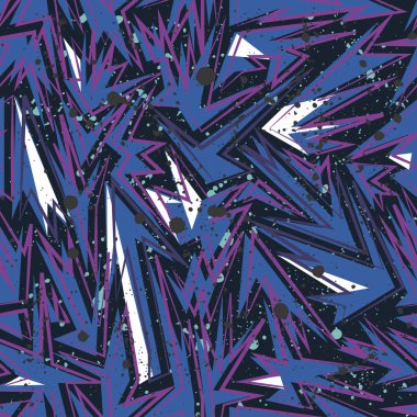 Kızlar, erkekler ve giysiler için soyut, kusursuz vektör deseni. Noktalı yaratıcı arka plan, geometrik figürler tekstil ve kumaş için komik duvar kağıtları. Moda tarzı. Renkli parlak