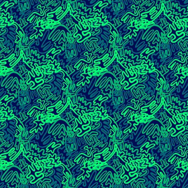 Soyut doodle ve boho tarzı el sanatları kumaş deseni için kızlar, erkekler için giysi. Giyim ve tekstil arka plan, halı veya duvar kağıdı için geleneksel etnik tasarım. Moda stil. Renkli parlak