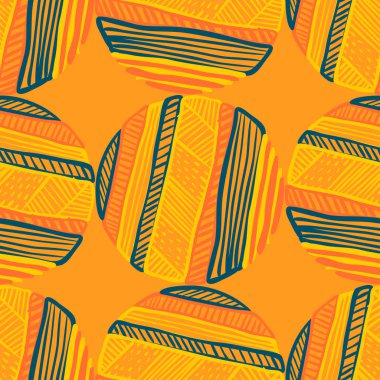 Soyut Ikat ve boho tarzı el sanatları kumaş deseni. Geleneksel etnik Tasarım Giyim ve Tekstil arka plan, halı veya duvar kağıdı için