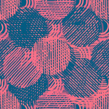 Kızlar, erkekler ve giysiler için soyut, kusursuz vektör deseni. Noktalı yaratıcı arka plan, geometrik figürler tekstil ve kumaş için komik duvar kağıtları. Moda tarzı. Renkli parlak