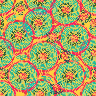 Soyut Ikat ve boho tarzı el sanatları kumaş deseni. Geleneksel etnik Tasarım Giyim ve Tekstil arka plan, halı veya duvar kağıdı için