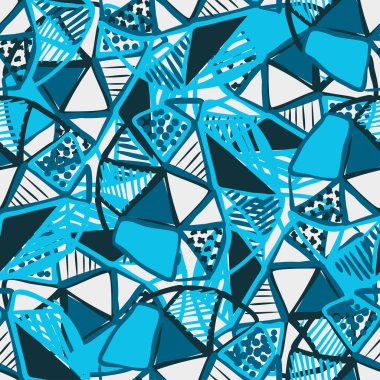 Kızlar, erkekler ve giysiler için soyut, kusursuz vektör deseni. Noktalı yaratıcı arka plan, geometrik figürler tekstil ve kumaş için komik duvar kağıtları. Moda tarzı. Renkli parlak