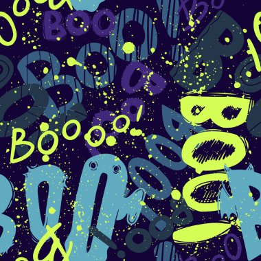 Gülümseyen jack fenerler yaratıcı düz sorunsuz desen