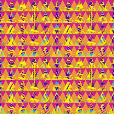 Kızlar, erkekler ve giysiler için soyut, kusursuz vektör deseni. Noktalı yaratıcı arka plan, geometrik figürler tekstil ve kumaş için komik duvar kağıtları. Moda tarzı. Renkli parlak