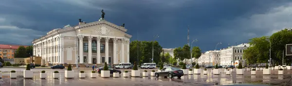 Gomel Fehéroroszország 2018 Május Dráma Színház Lenin Tér — Stock Fotó