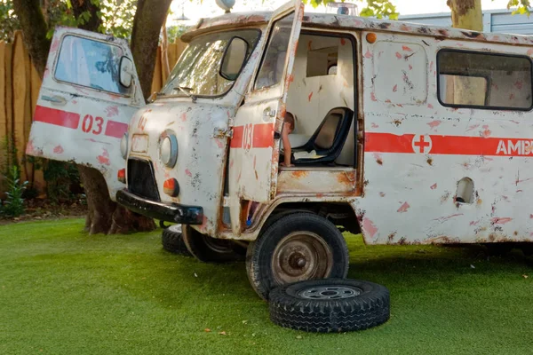 Verona Italy August 2018 Leoland Amusement Park Masha Bear Wolves — Stock Photo, Image