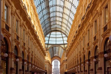 Milan, İtalya, 20 Ağustos 2018: güzel Town House Galleria