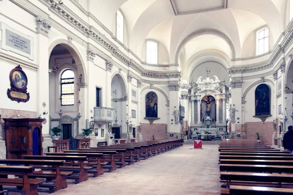 Chioggia Italia Agosto 2018 Provincia Venecia Interior Hermosa Catedral — Foto de Stock