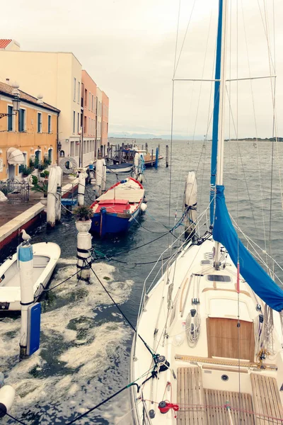 Chioggia Italia Agosto 2018 Provincia Venecia Ciudad Pescadores Turistas — Foto de Stock